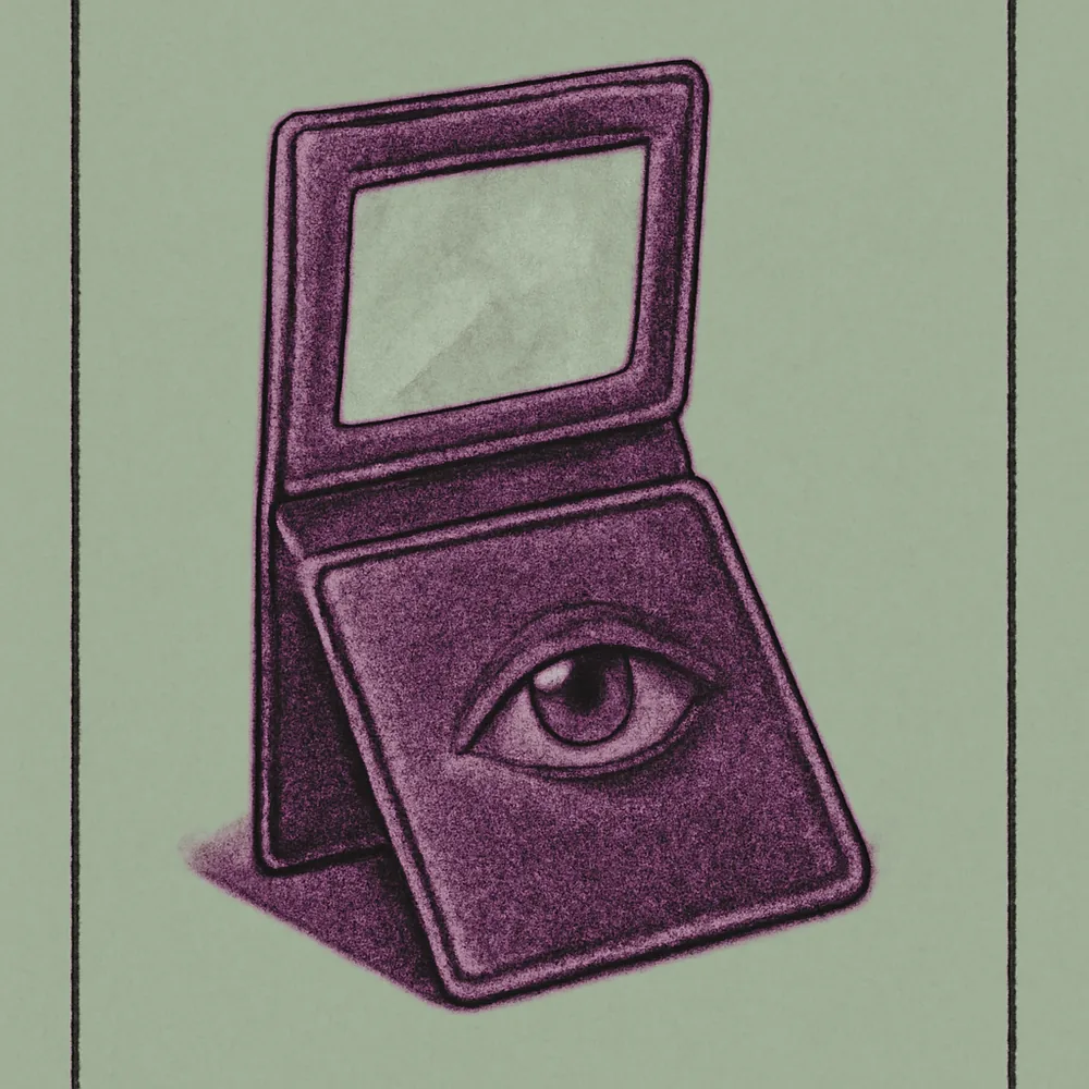 Tumi Delta Global Center Flip ID Passcase — editorial illustration