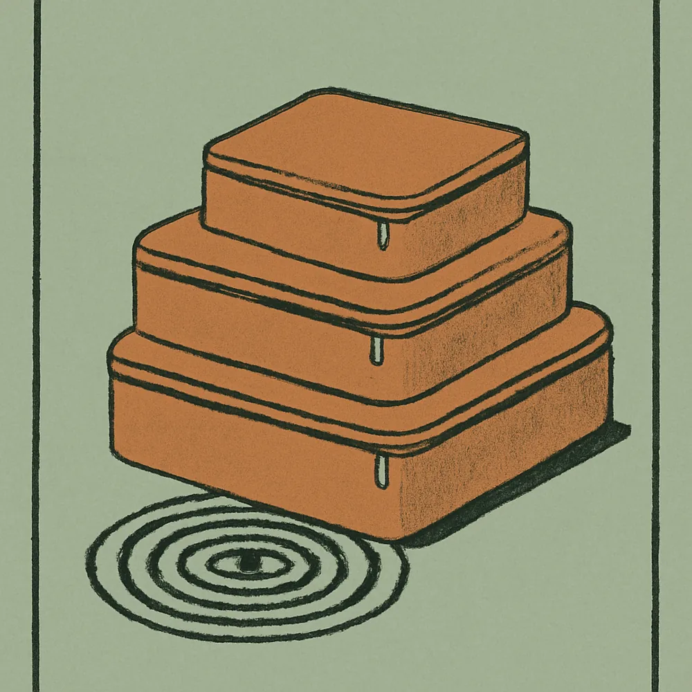 Eagle Creek Pack-It Reveal Cube Set (XS/S/M) — editorial illustration
