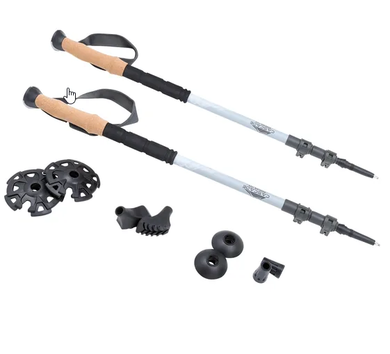 Cascade Mountain Tech Carbon Fiber Quick Lock Trekking Poles